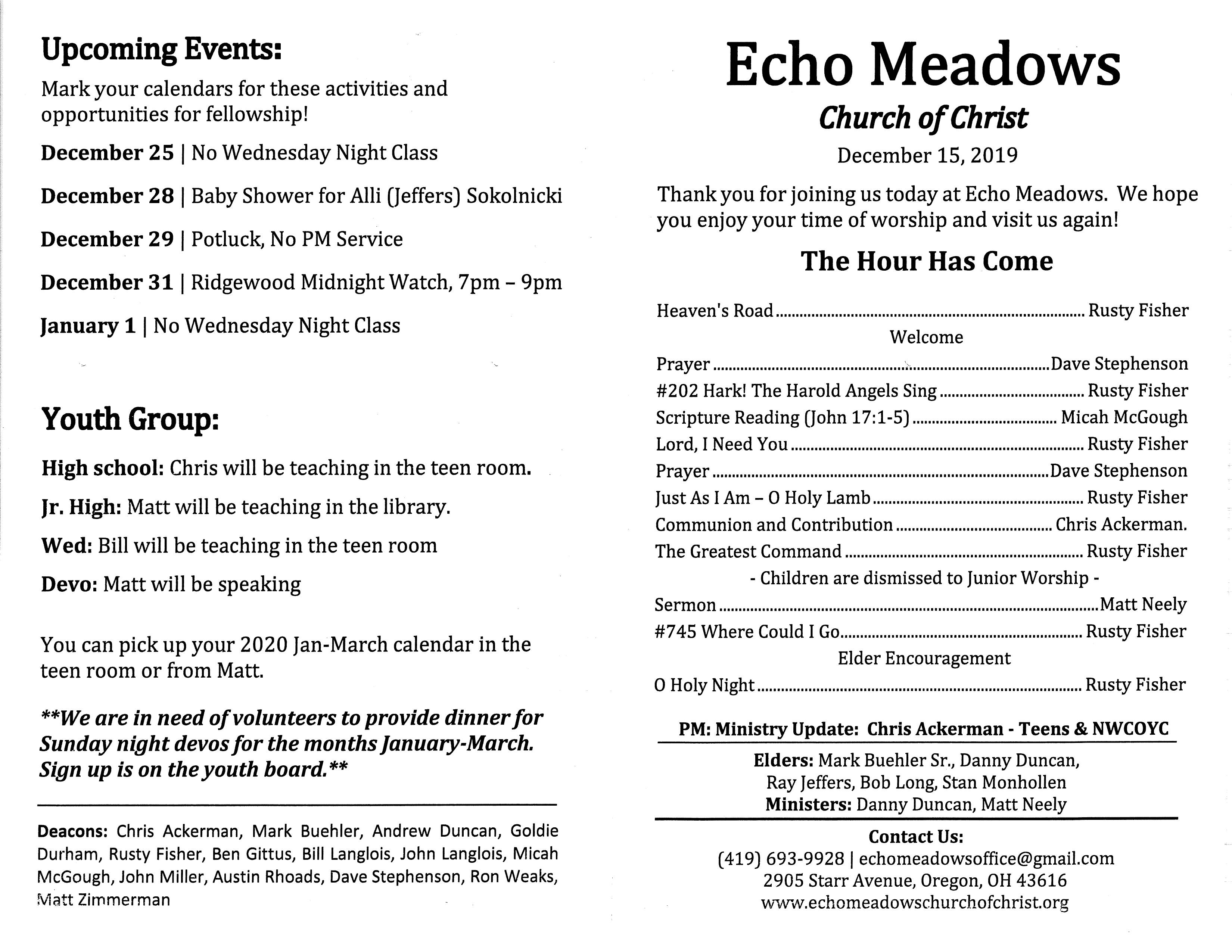 Scanned bulletin, page 1 of 2019-12-15.pdf