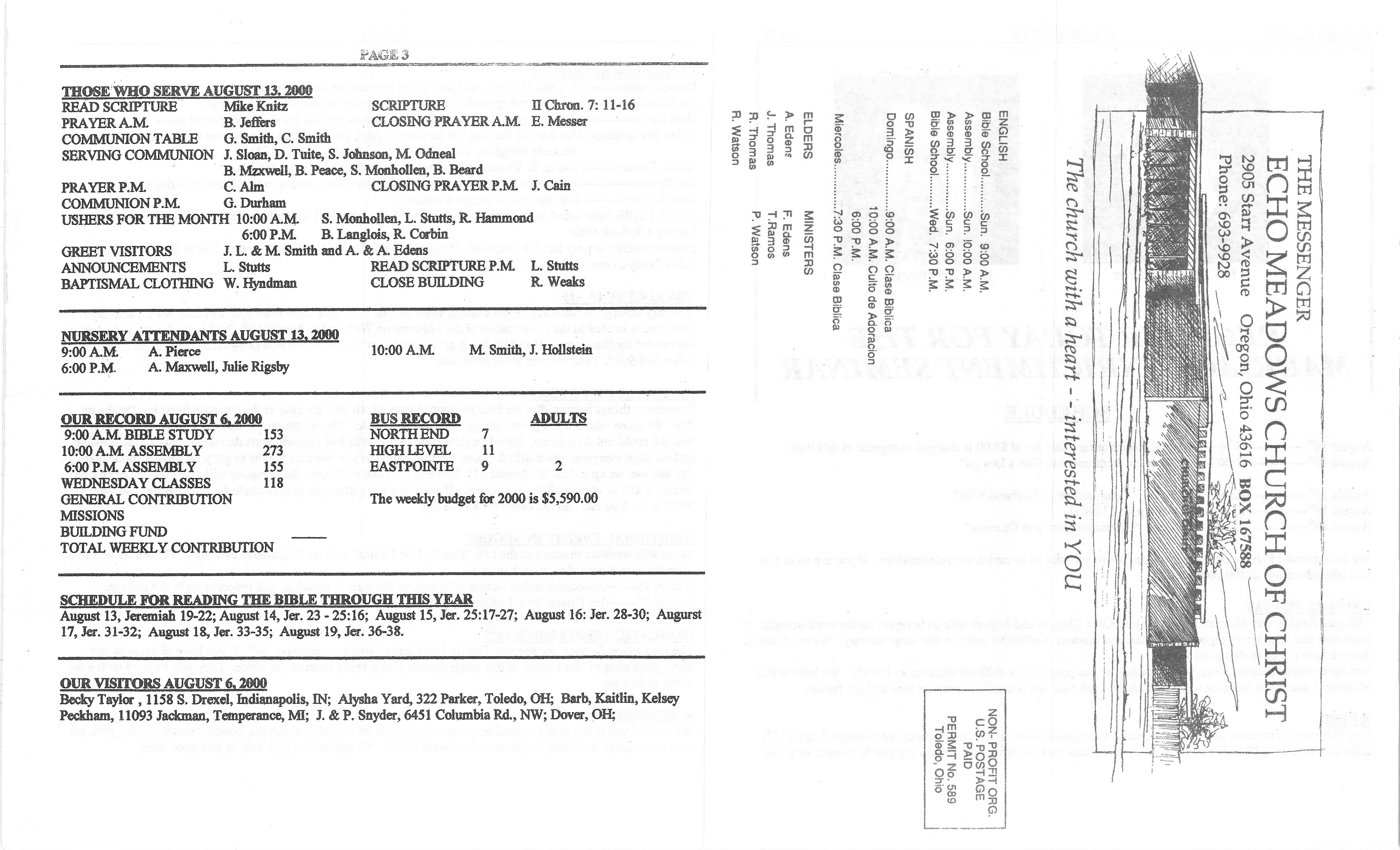 Scanned bulletin, page 1 of 2000-08-13.pdf