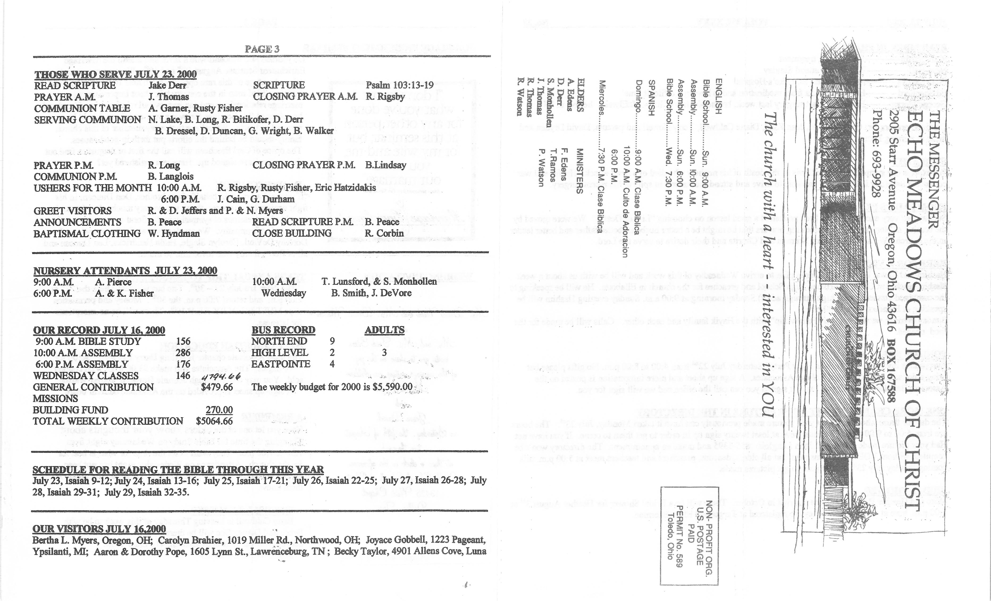 Scanned bulletin, page 1 of 2000-07-23.pdf
