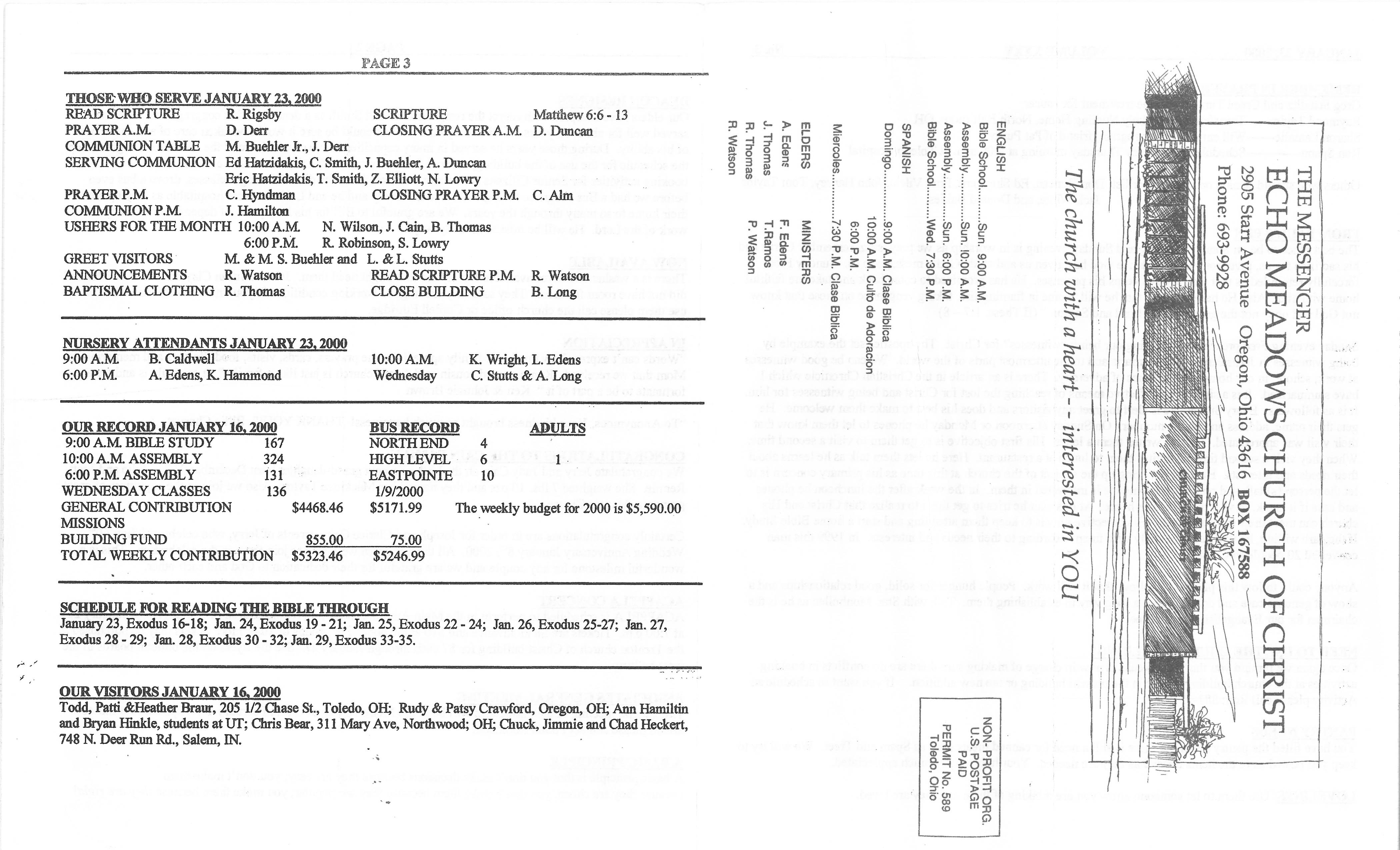 Scanned bulletin, page 1 of 2000-01-23.pdf