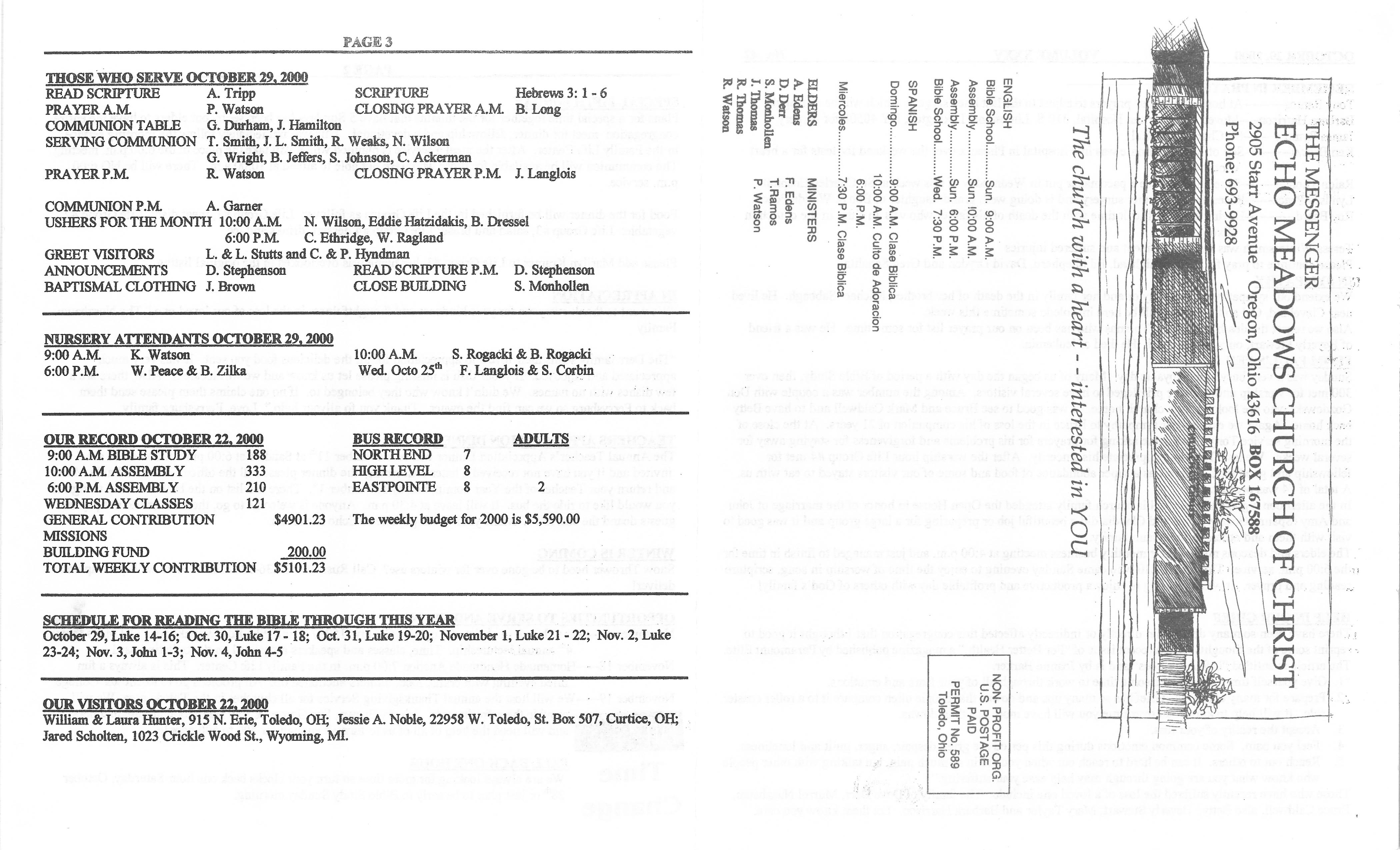Scanned bulletin, page 1 of 2000-10-29.pdf