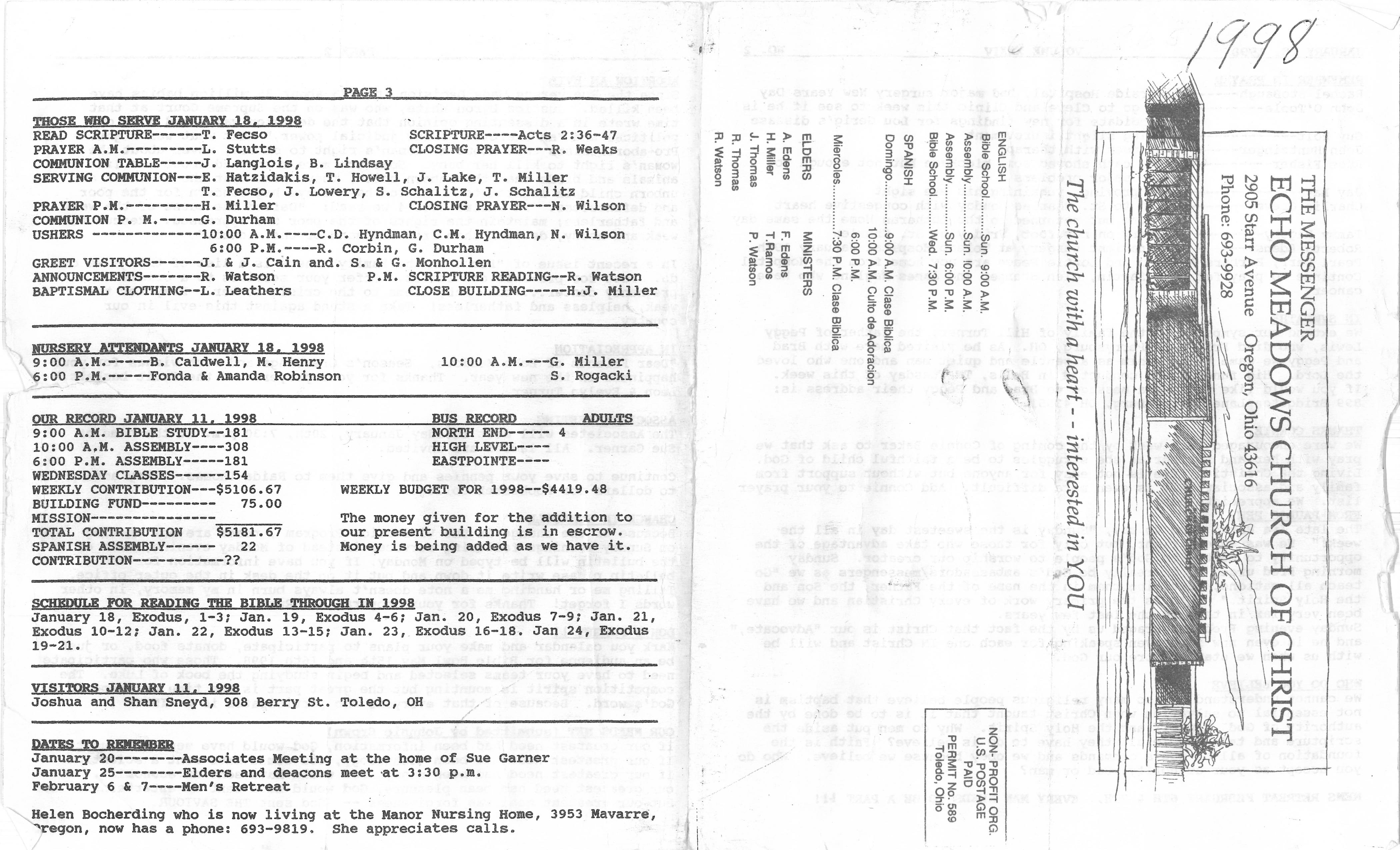 Scanned bulletin, page 1 of 1998-01-18.pdf