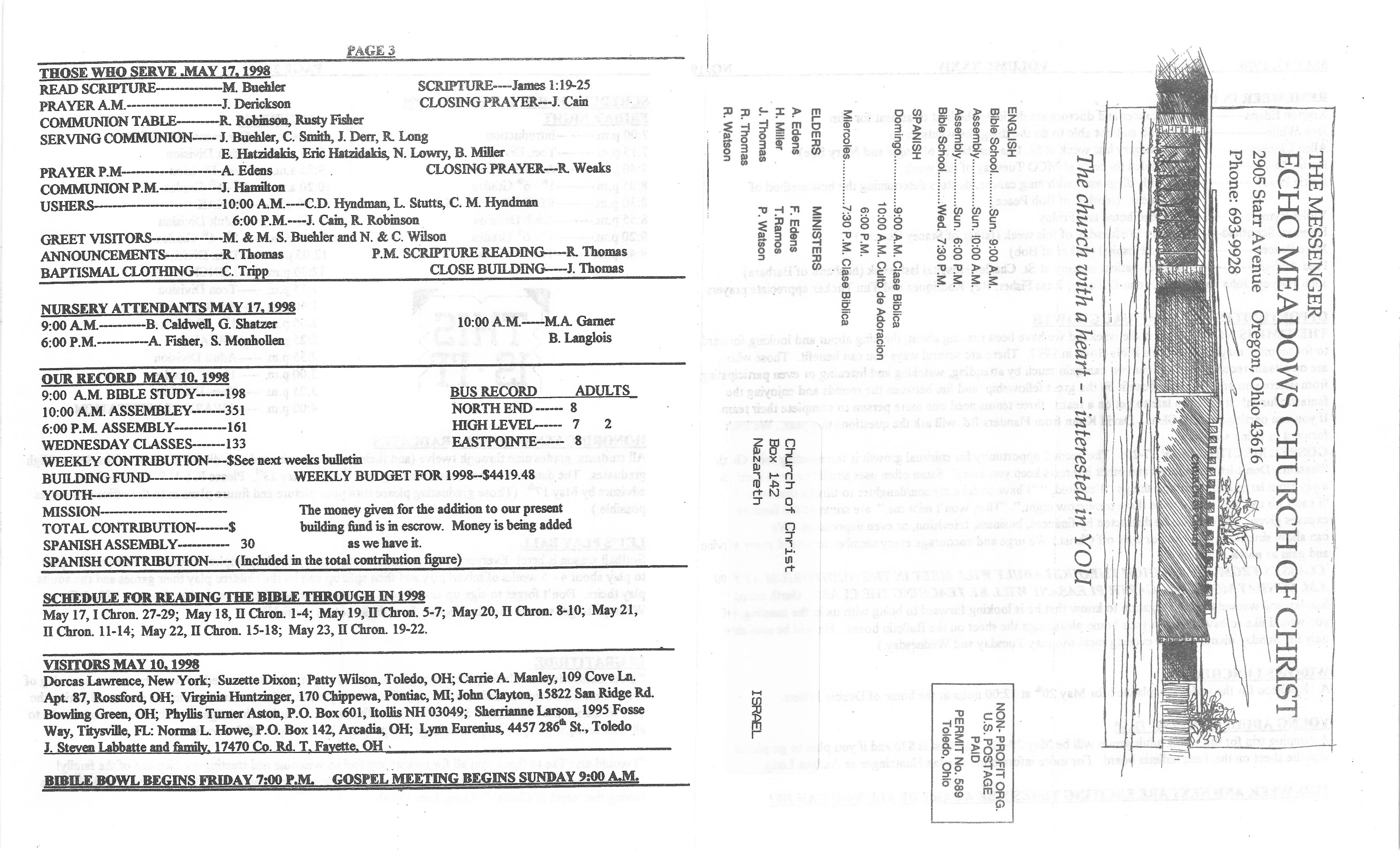 Scanned bulletin, page 1 of 1998-05-03.pdf