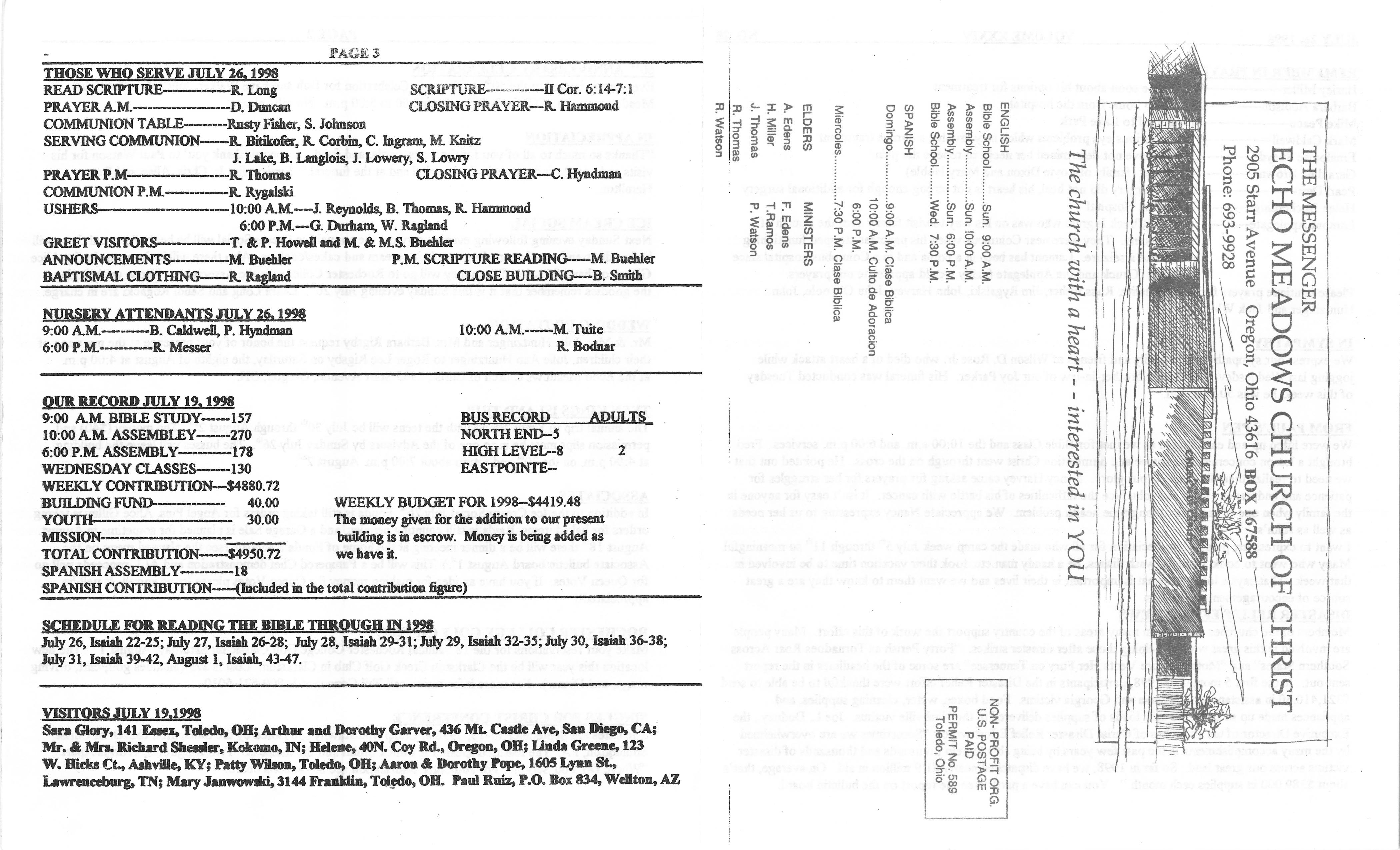 Scanned bulletin, page 1 of 1998-07-26.pdf