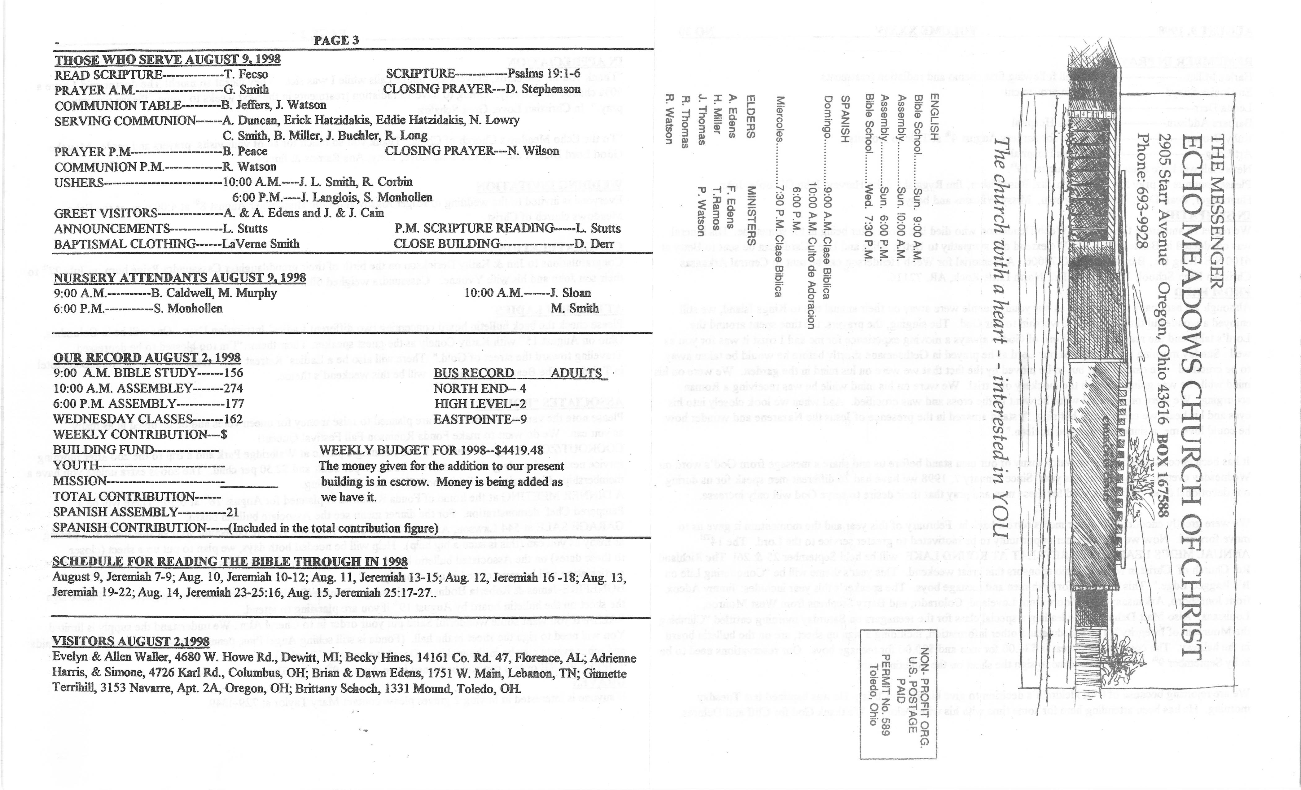 Scanned bulletin, page 1 of 1998-08-09.pdf